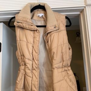 New York & Company Gold Vest